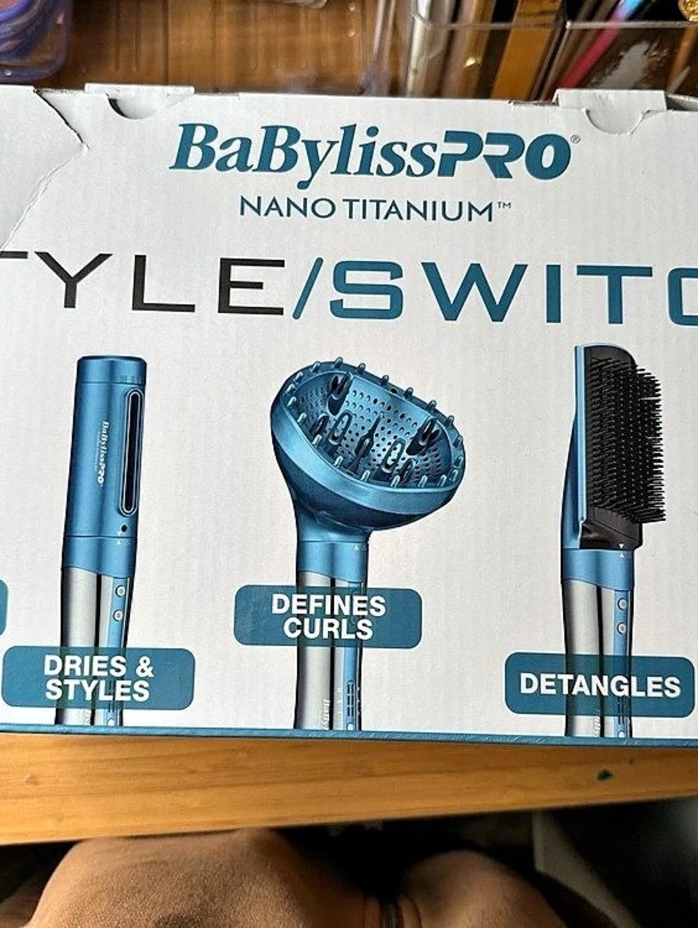 BaBylissPRO Nano Titanium Style/Switch 5-in-1 Air Styling & Drying System 5-in-1